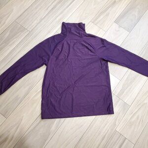 Calia Purple Mesh Turtleneck -Activewear- Medium